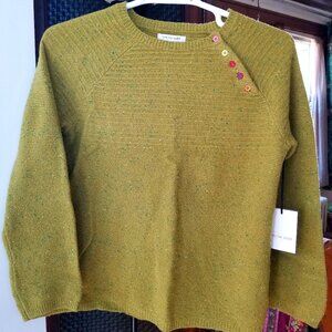 Tabitha Webb Lightweight Wool Sweater Large NWTO
